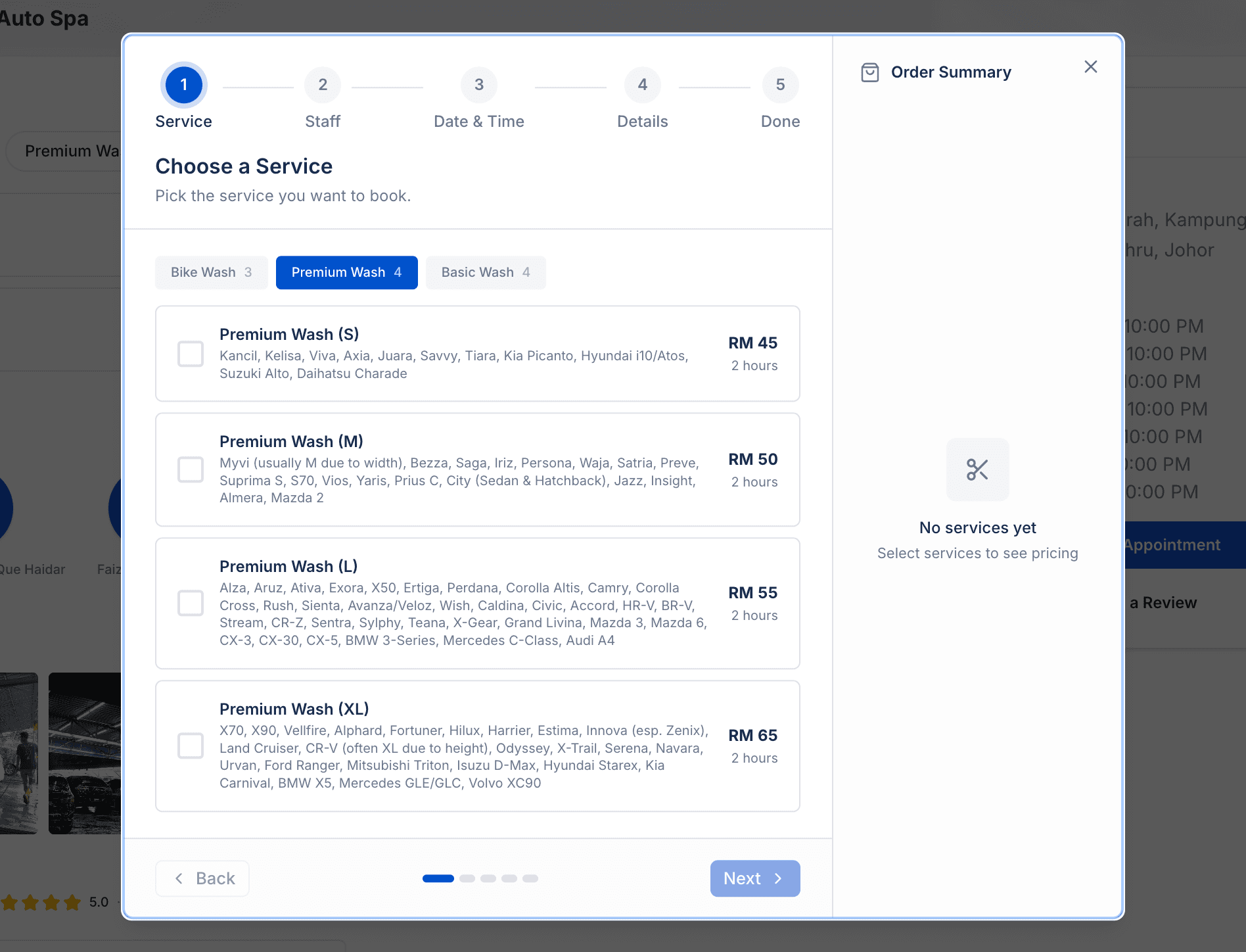 Seratus Pro storefront and item library screen